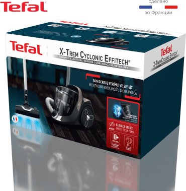 Пылесос Tefal X-Trem Cyclonic Effitech TW7C71EA черный, зеленый - ForteMarket Пылесос Tefal X-Trem Cyclonic Effitech TW7C71EA черный, зеленый купить,0
