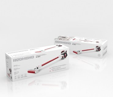 Пылесос REDMOND RV-UR370 красный купить,NaN