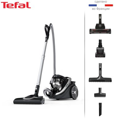 Пылесос Tefal Silence Force Cyclonic Effitech TW7976EA черный купить,219990