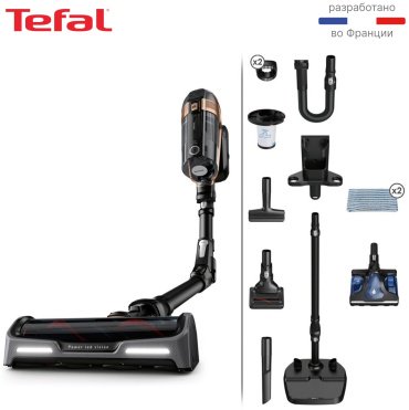 Пылесос Tefal X-Force Flex 15.60 TY99G1WO черный, коричневый