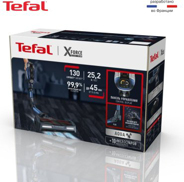 Пылесос Tefal X-Force Flex 11.60 TY9890WO синий купить,NaN