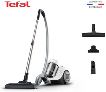Пылесос Tefal Swift Power Cyclonic TW2947EA белый купить,NaN