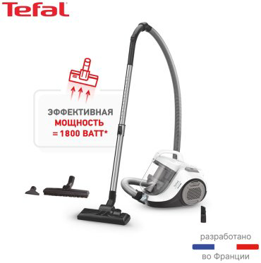 Пылесос Tefal Swift Power Cyclonic TW2947EA белый купить,NaN