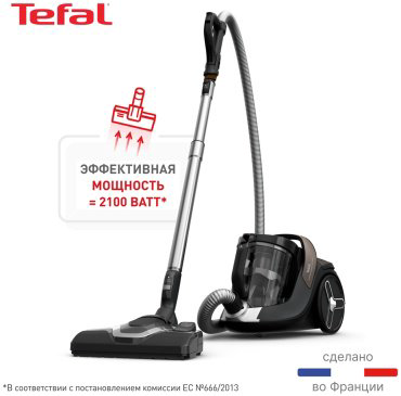 Пылесос Tefal X-Trem Cyclonic Effitech TW7C89EA черный, бронзовый купить,179990