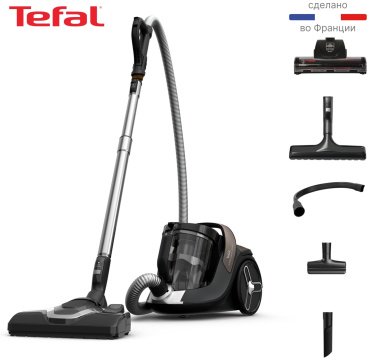 Пылесос Tefal X-Trem Cyclonic Effitech TW7C89EA черный, бронзовый купить,179990