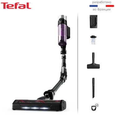 Пылесос Tefal X-Force Flex 9.60 Allergy TY2038WO черный, фиолетовый