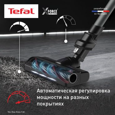 Пылесос Tefal X-Force Flex 9.60 Allergy TY2038WO черный, фиолетовый купить,NaN