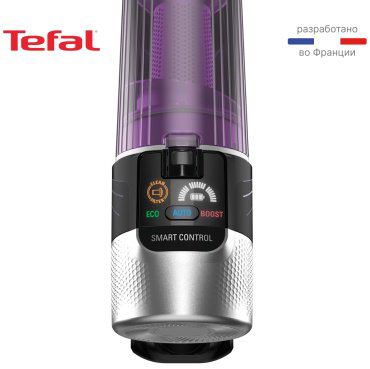Пылесос Tefal X-Force Flex 9.60 Allergy TY2038WO черный, фиолетовый купить,NaN