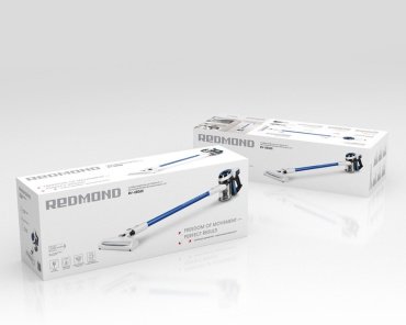 Пылесос REDMOND RV-UR365 синий купить,0