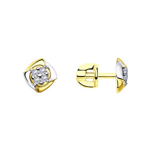 Серьги Diamant 53-122-00398-1 1,77гр. купить,NaN