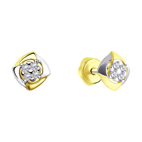 Серьги Diamant 53-122-00398-1 1,77гр. купить,NaN