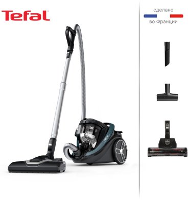 Пылесос Tefal Silence Force Cyclonic Effitech TW7941EA черный купить,209990