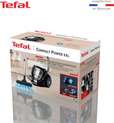 Пылесос Tefal Compact Power XXL TW4B75EA серый купить,99990