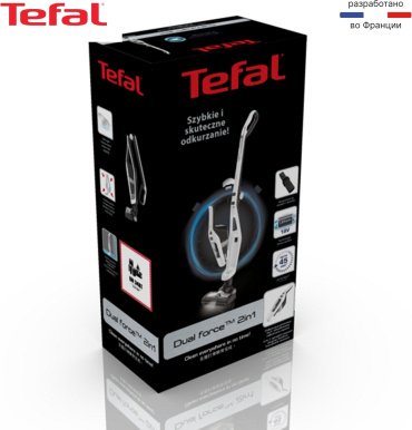Пылесос Tefal TY6737WH черный купить,119990