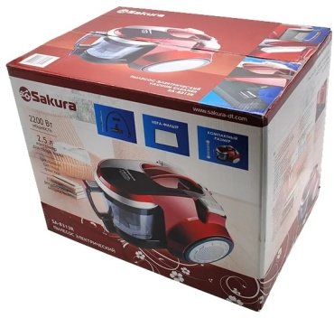 Пылесос Sakura SA-8313R красный купить,0