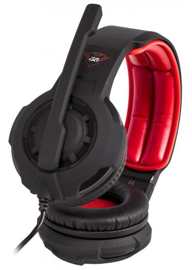 Наушники Trust GXT 310 черно-красные