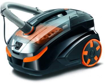 Пылесос Thomas Drybox Amfibia Pet черный, оранжевый