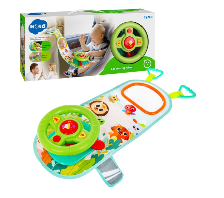 Руль Hola car steering wheel зелёный купить,NaN