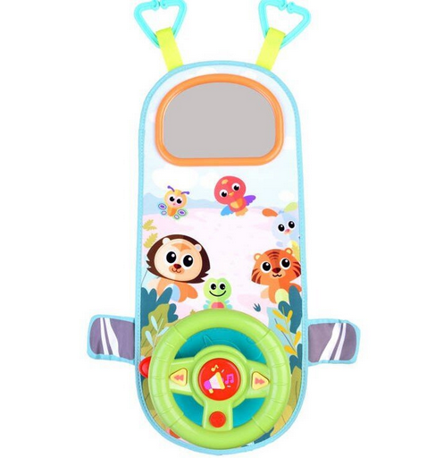 Руль Hola car steering wheel зелёный