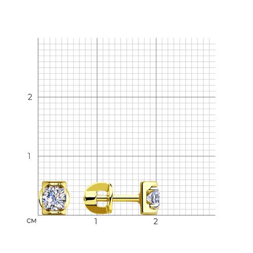 Серьги Diamant 53-122-00700-1 1,7гр. купить,NaN