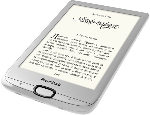 Электронная книга PocketBook 616 серебристая купить,NaN