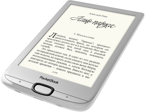 Электронная книга PocketBook 616 серебристая купить,NaN