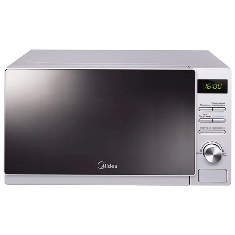 Микроволновая печь Midea AM-720C4E-S серебристая 