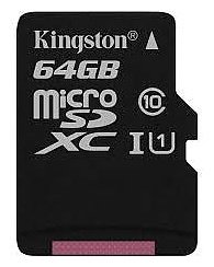Карта памяти Kingston SDCS 64GBSP 64Gb