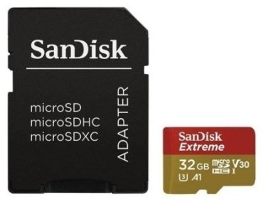 Карта памяти SanDisk Extreme SDSQXAF-032G-GN6AT 32GB