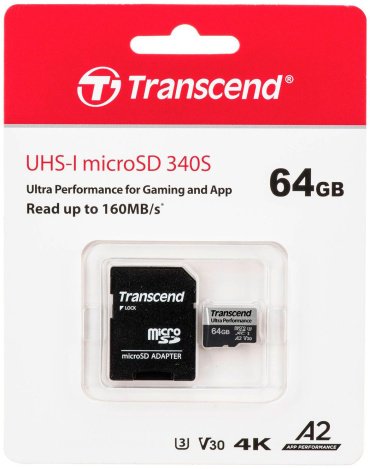 Карта памяти Transcend TS64GUSD340S 64 Гб - ForteMarket Карта памяти Transcend TS64GUSD340S 64 Гб купить,0