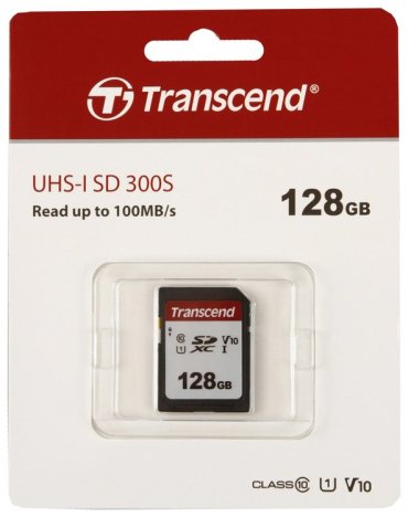 Карта памяти Transcend SDXC TS128GSDC300S 128 Гб