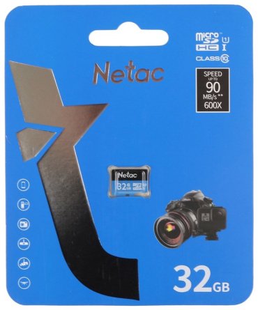 Карта памяти Netac P500 Standart NT02P500STN-032G-S 32 Гб