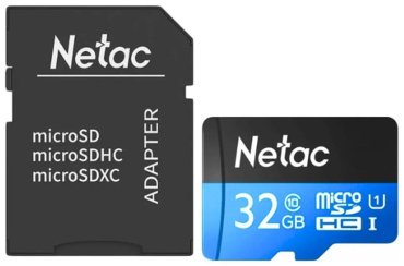 Карта памяти Netac NT02P500STN-032G-R 32 Гб