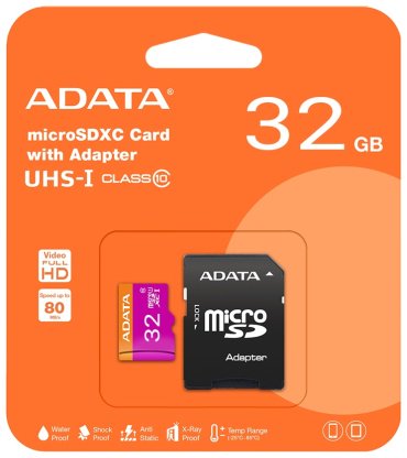 Карта памяти ADATA AUSDH32GUICL10A1-RA1 32 Гб