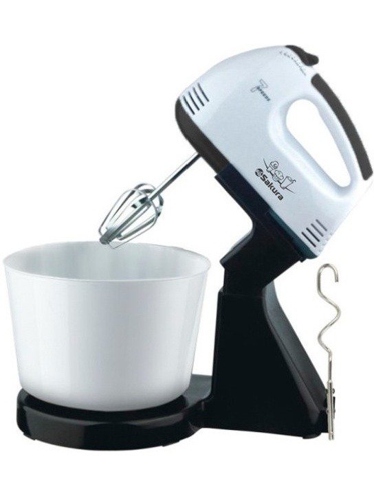Миксер Sakura SA-6313CBK бело-черный - ForteMarket Миксер Sakura SA-6313CBK бело-черный купить,0