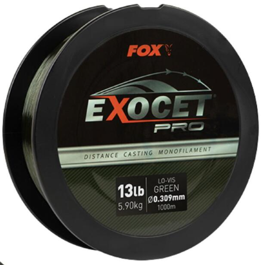 Рыболовная леска Fox Exocet Pro 1000 CML186 0.309 мм зеленый купить,NaN