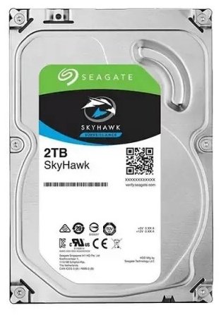Жёсткий диск HDD Seagate Skyhawk ST2000VX016 2000 Гб