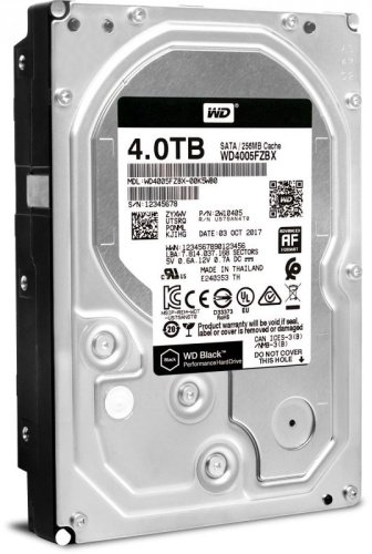 Жёсткий диск HDD Western Digital WD4005FZBX 4000 Гб