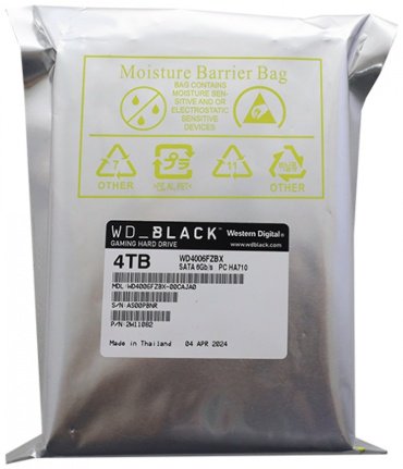 Жёсткий диск HDD Western Digital Black WD4006FZBX 4000 Гб купить,0