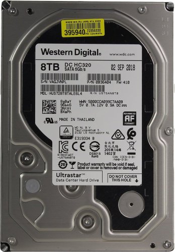 Жёсткий диск Western Digital Ultrastar HGST 8 TB HUS728T8TALE6L4