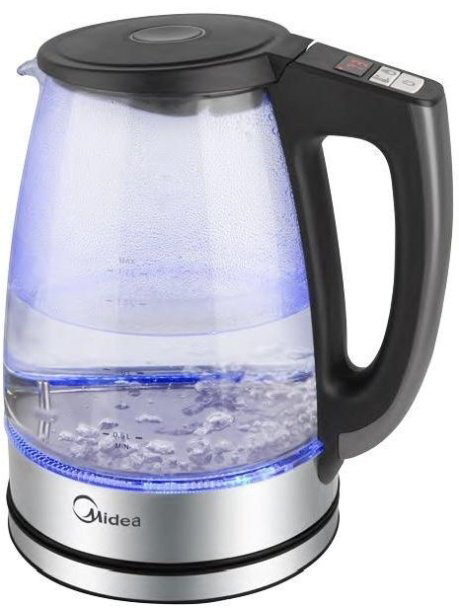 Электрочайник Midea MK-8009 1.7л черный купить,NaN