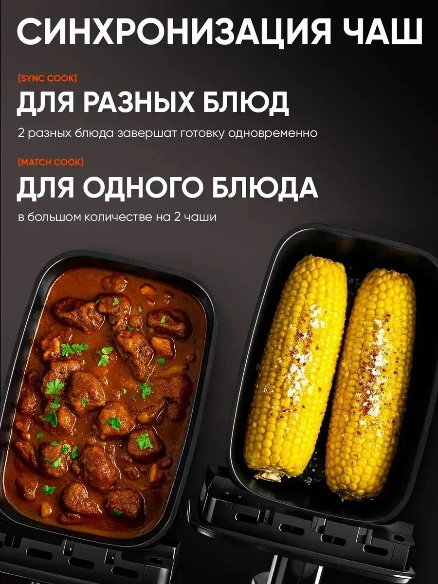 Аэрогриль Yili SPRX3 черный, серый
