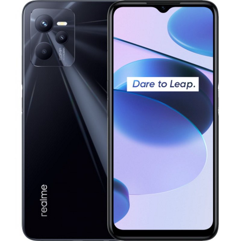 Смартфон Realme C35 4/128gb Black купить,NaN