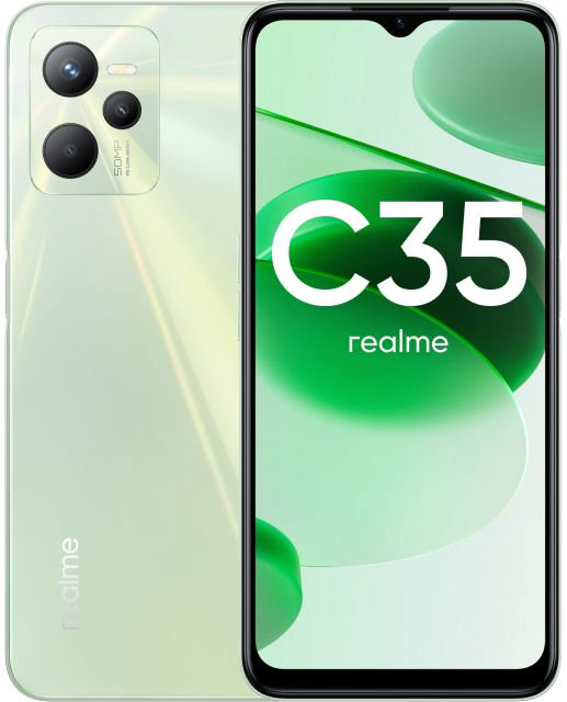 Смартфон Realme C35 4/128gb Green купить,NaN