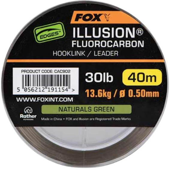 Поводковый материал Fox Illusion CAC902 0.50мм прозрачный купить,NaN
