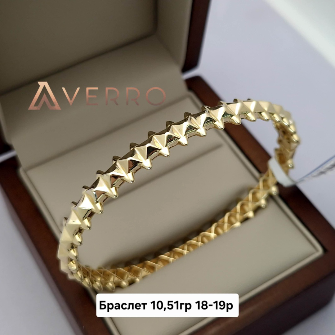 Браслет Averro A2610202518 золото 10.51гр 18-19р купить,689450
