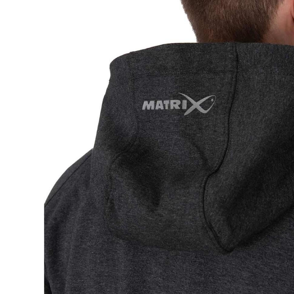 Толстовка Matrix Charcoal Marl GPR435 черно-серые L купить,NaN