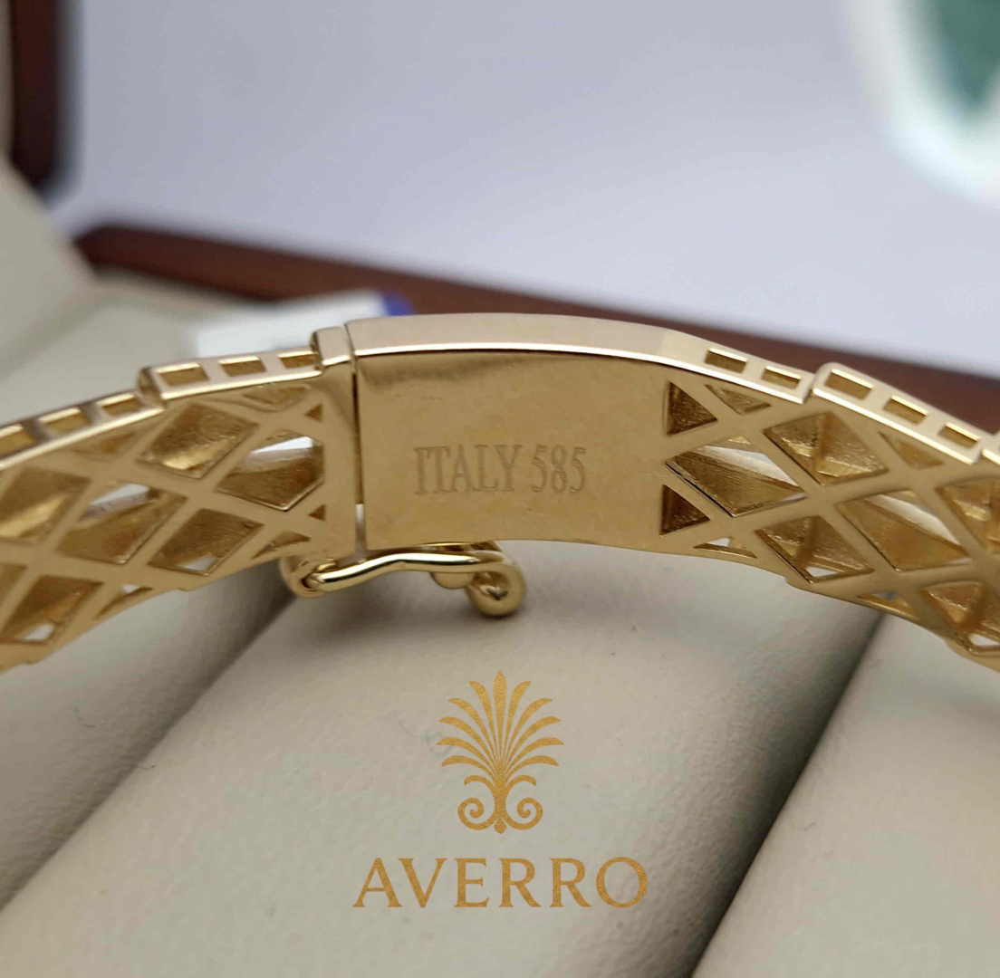 Браслет Averro Av120120267 золото 14.37гр 18-19р купить,NaN