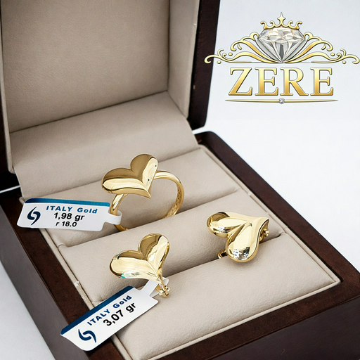 Комплект Zere ZR030305 золото 5.05гр 18р