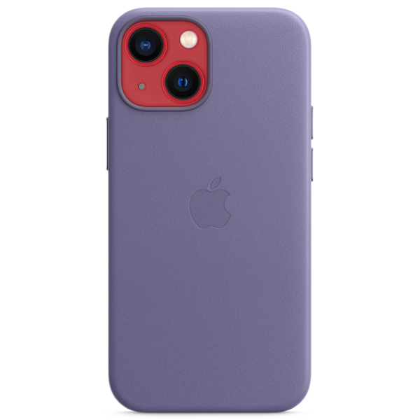 Чехол Apple для iPhone 13 mini Leather Case with MagSafe MM0H3ZM/A глициния купить,NaN